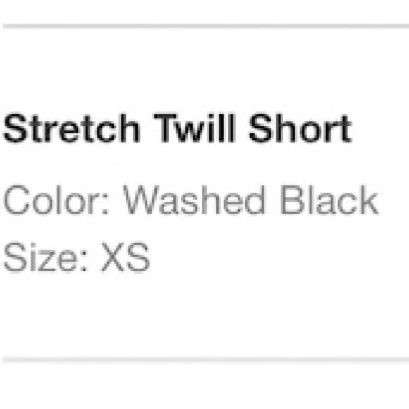 SPANX Stretch Twill Shorts 4” in Washed Black - Picture 5 of 5